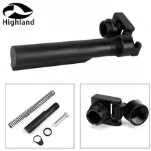 Тактический 6-позиция со трубы запас буферная трубка + Охота AR15 M4 A2 Стиль запас АК Сторона складной приклад для адаптера переменного тока(China)