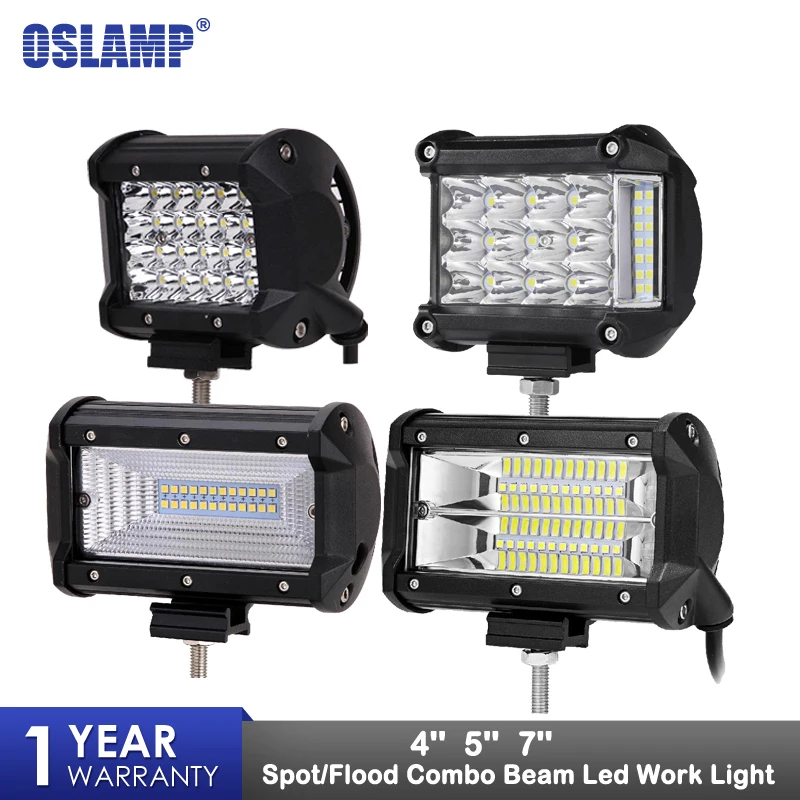 Oslamp 4'' 5" 7'' 36W 72W LED Work Light Off-Road Spot/Flood Combo Beam Led Car Light for Truck SUV ATV Boat 4x4 4WD 12v 24v
Oslamp 4'' 5" 7'' 36W 72W LED Work Light Off-Road Spot/Flood Combo Beam Led Car Light for Truck SUV ATV Boat 4x4 4WD 12v 24v