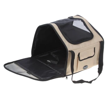 UESH-Petcomer Portable Pet Travel Carrier Dog Cat Puppy Car Seat Carrier Travel Tote Crate Bag (Beige, S:40*34*26CM)
UESH-Petcomer Portable Pet Travel Carrier Dog Cat Puppy Car Seat Carrier Travel Tote Crate Bag (Beige, S:40*34*26CM)