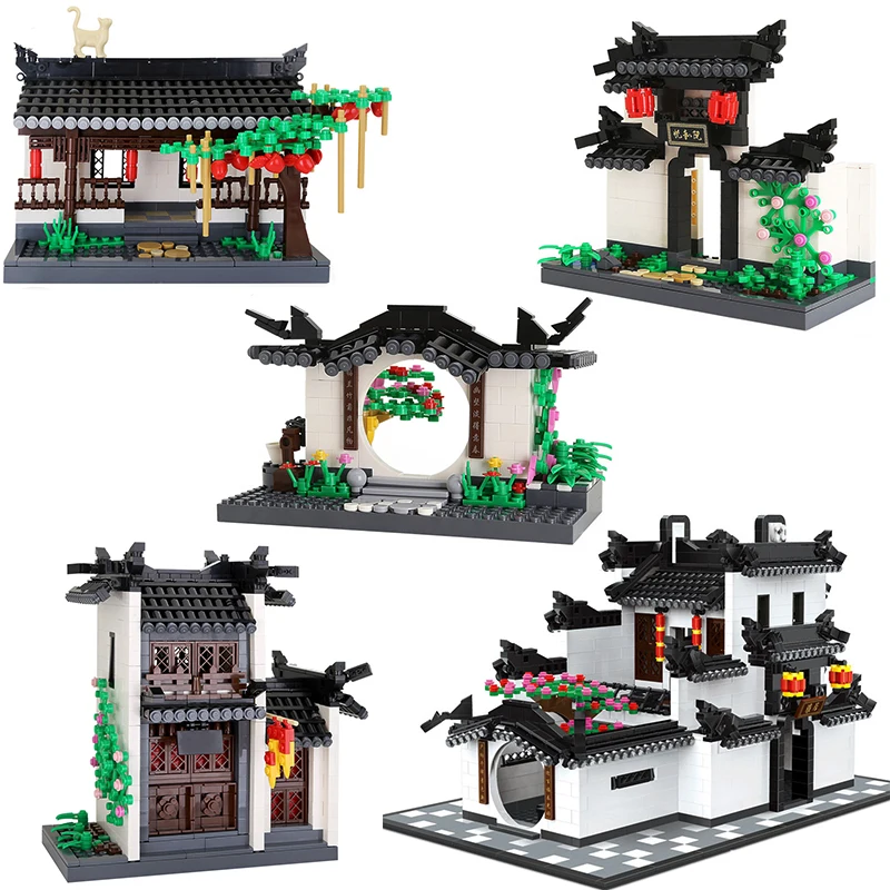 Wange compatible legoed architecture Creator china ancient times Chinoiserie building Kit bricks villa sets kid toys mini street
Wange compatible legoed architecture Creator china ancient times Chinoiserie building Kit bricks villa sets kid toys mini street