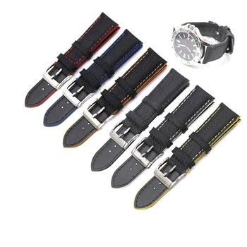 CARLYWET 18 20 22 24 26mm Wholesale Black Nylon Leather Replacement Wrist Watch Strap Band For Rolex Omega Panerai Tag Heuer
CARLYWET 18 20 22 24 26mm Wholesale Black Nylon Leather Replacement Wrist Watch Strap Band For Rolex Omega Panerai Tag Heuer
