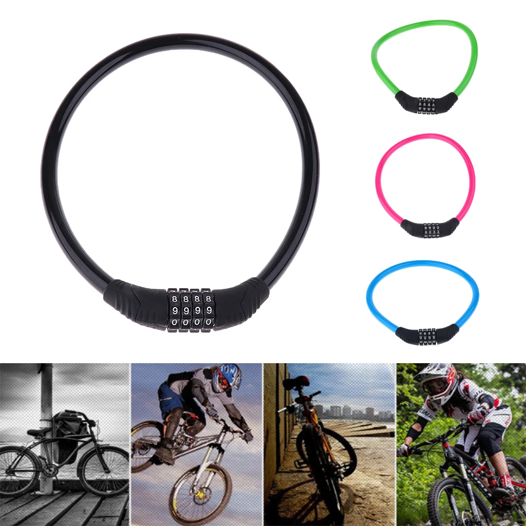 Anti-Theft Bicycle Combination Lock Bike Chain Lock Security Four Passwords Digit Lock
Anti-Theft Bicycle Combination Lock Bike Chain Lock Security Four Passwords Digit Lock