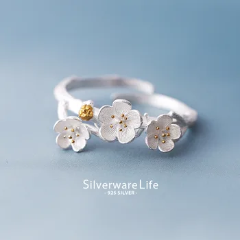 925 Sterling Silver Branch Flowers Rings For Women Fashion Lady Prevent Allergy Jewelry Free Shipping
925 Sterling Silver Branch Flowers Rings For Women Fashion Lady Prevent Allergy Jewelry Free Shipping