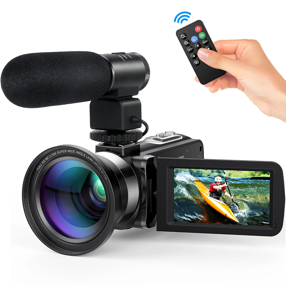 Andoer FHD 1080P Home Portable Digital Video Camera Camecorder Infrared Night Vision 3.0" Rotating Screen 16X Digital Zoom 24MP
Andoer FHD 1080P Home Portable Digital Video Camera Camecorder Infrared Night Vision 3.0" Rotating Screen 16X Digital Zoom 24MP