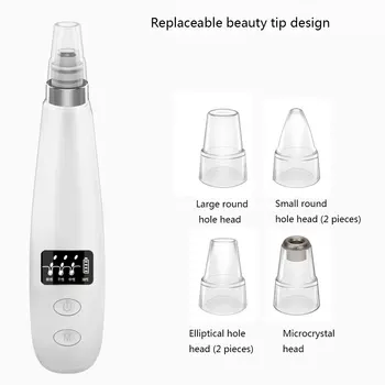 Electric Blackhead Treatment Instrument Shrink Pores Repair Skin USB Rechargeable 4 Modes 6 Tips
Electric Blackhead Treatment Instrument Shrink Pores Repair Skin USB Rechargeable 4 Modes 6 Tips