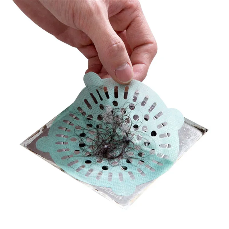 10Pc/bag Disposable Self-Adhesive Hair Filter Prevent Clogging Sink Strainer Mesh Bathroom Kitchen Drainage Hole Filter Stickers
10Pc/bag Disposable Self-Adhesive Hair Filter Prevent Clogging Sink Strainer Mesh Bathroom Kitchen Drainage Hole Filter Stickers