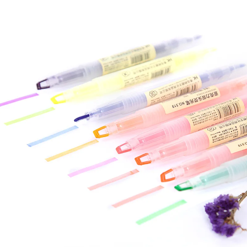 Cute Color Highlighter Creative Double Head Marker Pens For Graffiti Painting Kids Gift Korean Stationery Office School Supplies
Cute Color Highlighter Creative Double Head Marker Pens For Graffiti Painting Kids Gift Korean Stationery Office School Supplies