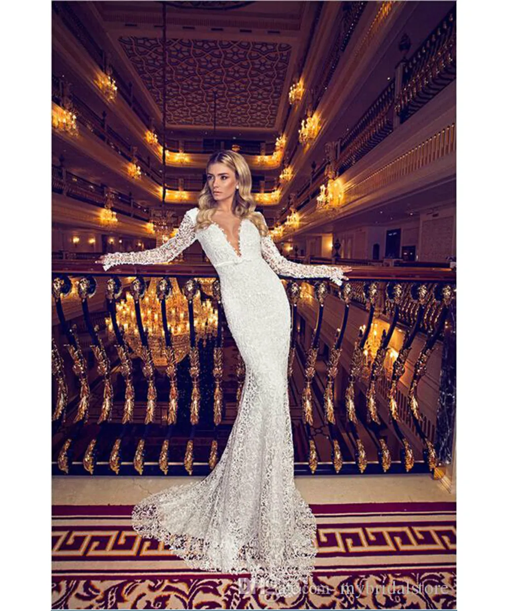 Sexy Sheer Lace Deep V-neck Long Sleeve Mermaid Prom Dresses 2015 Vestido De Festa Backless Elegant Women Formal Evening Gowns
Sexy Sheer Lace Deep V-neck Long Sleeve Mermaid Prom Dresses 2015 Vestido De Festa Backless Elegant Women Formal Evening Gowns
