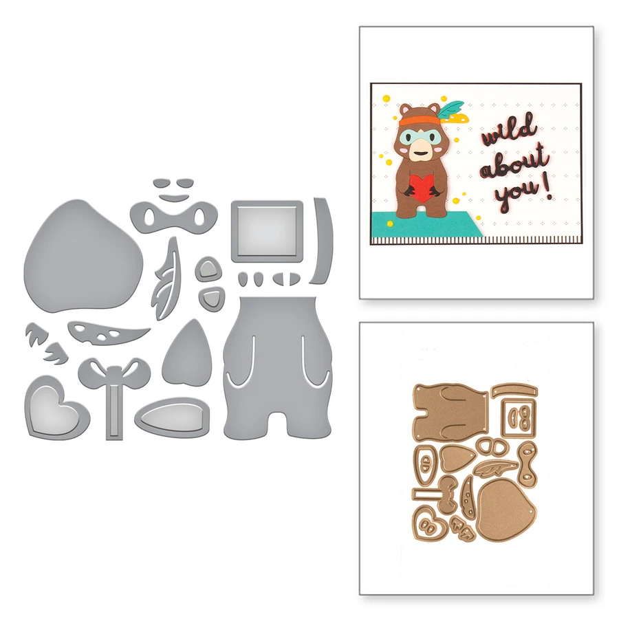 Masked Bear Cutting Dies Stencil DIY Card Album Making Scrapbooking Embossing Template Crafts Decor New Dies For 2019
Masked Bear Cutting Dies Stencil DIY Card Album Making Scrapbooking Embossing Template Crafts Decor New Dies For 2019