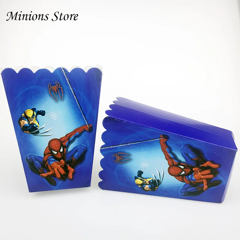 6pcs/lot blue Spiderman Kids Party Supplies Popcorn Box case Gift Box party Favor Accessory Birthday Party Supplies
6pcs/lot blue Spiderman Kids Party Supplies Popcorn Box case Gift Box party Favor Accessory Birthday Party Supplies