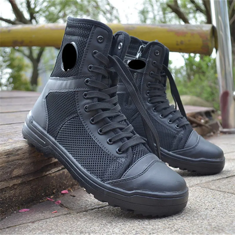 Men Boot Military Big Size Winter Leather wear-resisting Tactical Outdoor For Mountain Army Boots #MXZ8218116 | Обувь