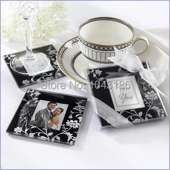 Wedding favours Black damasked and White Glass Photo frame Coasters birthday party favor and giveaways 100pcs=50 sets/lot
Wedding favours Black damasked and White Glass Photo frame Coasters birthday party favor and giveaways 100pcs=50 sets/lot