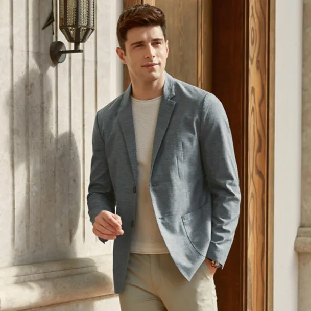 QZHIHE Men's new products casual Korean style suit jacket handsome business men's single breasted blazer 35106
QZHIHE Men's new products casual Korean style suit jacket handsome business men's single breasted blazer 35106