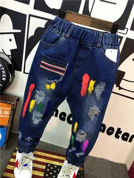 2018 New Spring Autumn Kids Pants for Boy Jeans spray paint Design Children Clothing Girls Boys Jeans children pants 2-6years
2018 New Spring Autumn Kids Pants for Boy Jeans spray paint Design Children Clothing Girls Boys Jeans children pants 2-6years
