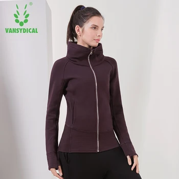 Vansydical Winter Sports Running Jacket Women's Warm High-collar Zipper Windproof Sportswear Tops Outdoor Workout Coat
Vansydical Winter Sports Running Jacket Women's Warm High-collar Zipper Windproof Sportswear Tops Outdoor Workout Coat