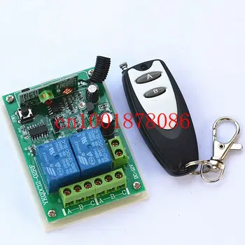 DC12V 24V 10A relay 2CH wireless RF Remote Control Switch Transmitter Receiver case For LED LIGHT lamp
DC12V 24V 10A relay 2CH wireless RF Remote Control Switch Transmitter Receiver case For LED LIGHT lamp