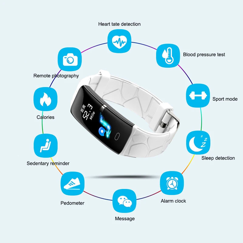 BANGWEI Smart Sport Watch Women IP67Waterproof Fitness Watch Heart Rate Sleep Monitor Information Call Reminder smartwatch + Box
BANGWEI Smart Sport Watch Women IP67Waterproof Fitness Watch Heart Rate Sleep Monitor Information Call Reminder smartwatch + Box