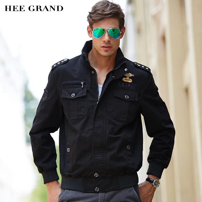 HEE GRAND 2018 New Arrival Men's Fashion Jacket Stand Collar Rib Sleeve Embroidery Medal Pattern Autumn Coat Plus Size MWJ1999
HEE GRAND 2018 New Arrival Men's Fashion Jacket Stand Collar Rib Sleeve Embroidery Medal Pattern Autumn Coat Plus Size MWJ1999