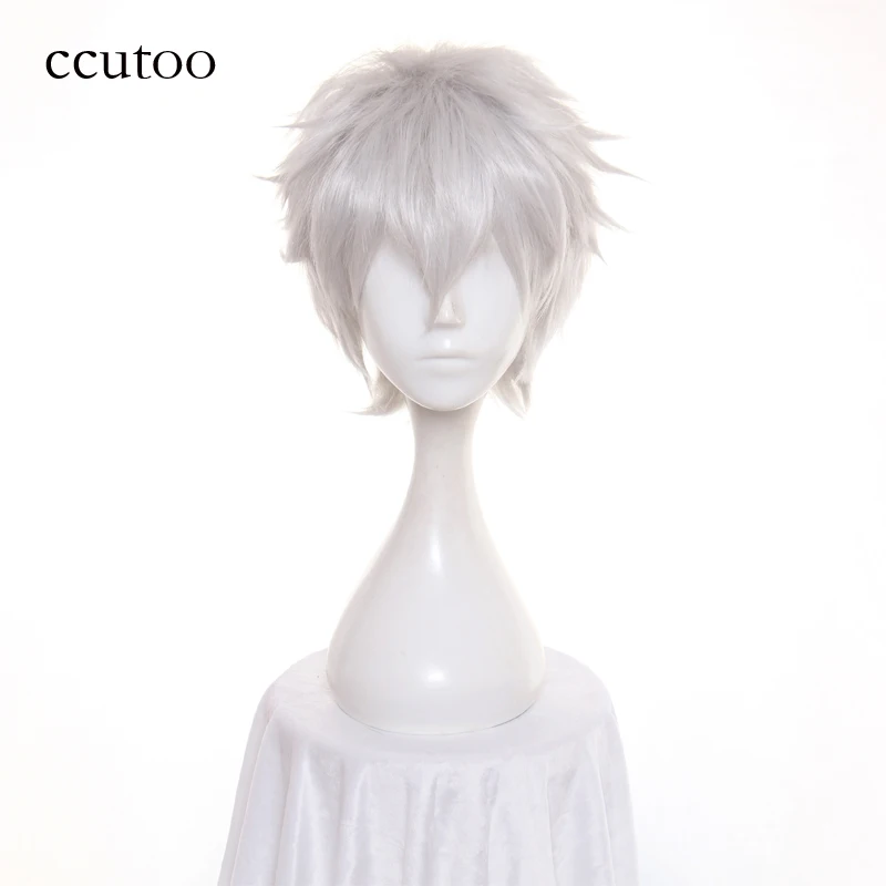 ccutoo The Future Diary Akise Aru / Sakata Gintoki Short Silver Gray Synthetic Fluffy Layered Cosplay Hair Wig
ccutoo The Future Diary Akise Aru / Sakata Gintoki Short Silver Gray Synthetic Fluffy Layered Cosplay Hair Wig