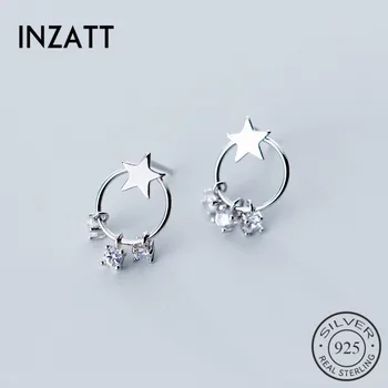 INZATT Real 925 Sterling Silver Cute Star Geometric Round Zircon Stud Earrings For Trendy Women Fine Jewelry Accessories Gift
INZATT Real 925 Sterling Silver Cute Star Geometric Round Zircon Stud Earrings For Trendy Women Fine Jewelry Accessories Gift