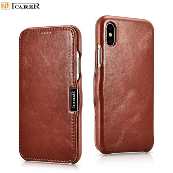 iCarer Retro Flip Case For iPhone XS Max X XR Genuine Cowhide Leather Magnetic Cover For iPhone 7 8 Plus Case For iPhone 6 6s
iCarer Retro Flip Case For iPhone XS Max X XR Genuine Cowhide Leather Magnetic Cover For iPhone 7 8 Plus Case For iPhone 6 6s