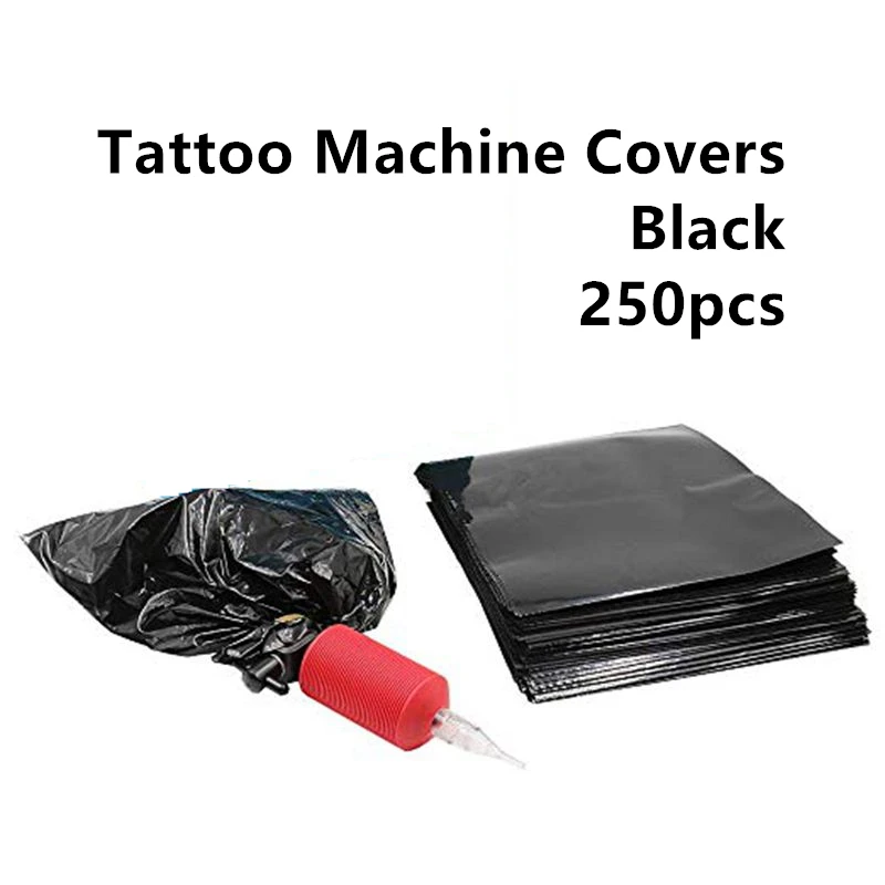 Tattoo Machine Covers Black Red Disposable Black Bags 130x140mm 250pcs Plastic Rotary Tattoo Gun Cover Tattoo Accessories Supply
Tattoo Machine Covers Black Red Disposable Black Bags 130x140mm 250pcs Plastic Rotary Tattoo Gun Cover Tattoo Accessories Supply