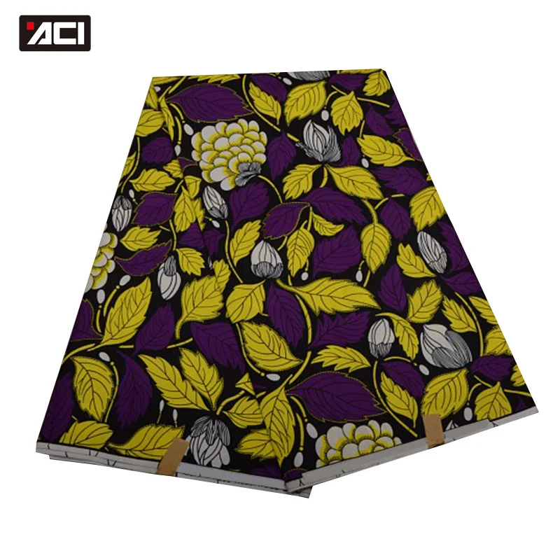 ACI New Ankara Fabric African Real Wax Print 6 Yards/Piece Fashion Veritable Real Wax African Fabric Tissus Patchwork For Party
ACI New Ankara Fabric African Real Wax Print 6 Yards/Piece Fashion Veritable Real Wax African Fabric Tissus Patchwork For Party