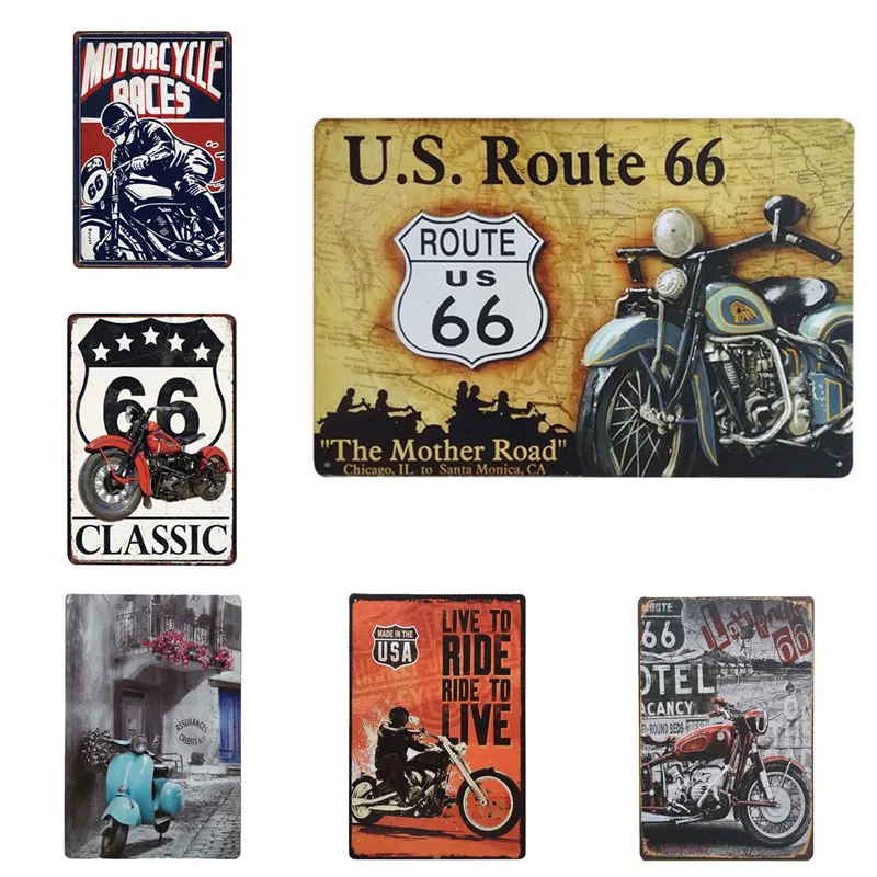 YVEVON Motorcycle Wall Poster Plaque Car Theme Vintage Metal Tin Signs Street Art Plate Painting Bar Club Pub Home Decor 20x30cm
YVEVON Motorcycle Wall Poster Plaque Car Theme Vintage Metal Tin Signs Street Art Plate Painting Bar Club Pub Home Decor 20x30cm