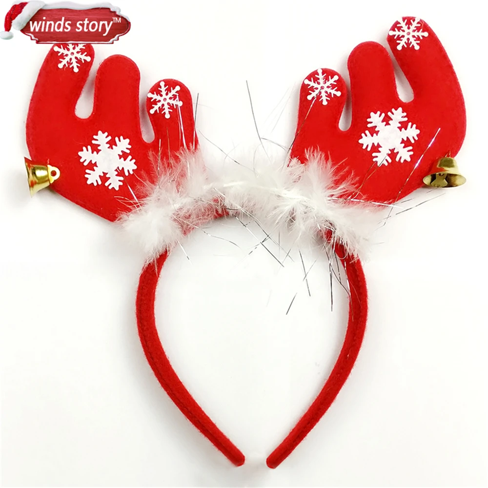 6pcs Pretty Feathered Reindeer Antlers Headband Festive Party Fancy Dress Hat XMAS Kid Hairbands head band Christmas decoration
6pcs Pretty Feathered Reindeer Antlers Headband Festive Party Fancy Dress Hat XMAS Kid Hairbands head band Christmas decoration