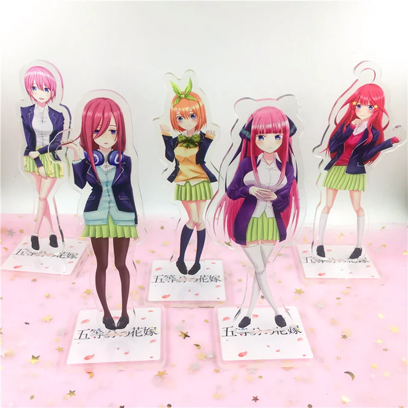 Anime Quintessential Quintuplets keychain Nakano Itsuki Yotsuba Miku Nino Ichika cute funny cartoon acrylic jewelry key chain
Anime Quintessential Quintuplets keychain Nakano Itsuki Yotsuba Miku Nino Ichika cute funny cartoon acrylic jewelry key chain