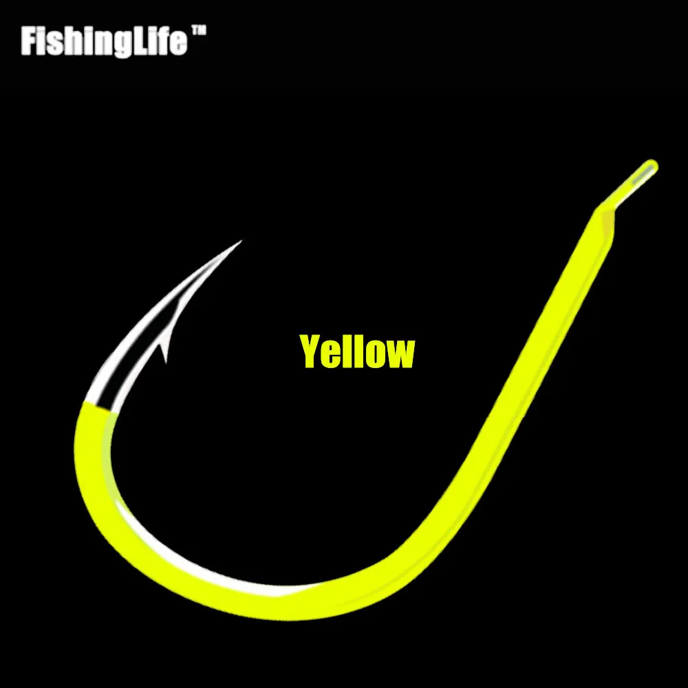 FishingLife 50pcs/lot Carbon Steel Fishing Hooks with Blue/Red/Gold Size 3-15# Bait Lure Fishhooks Ghost Teeth Hooks Sea Fishing
FishingLife 50pcs/lot Carbon Steel Fishing Hooks with Blue/Red/Gold Size 3-15# Bait Lure Fishhooks Ghost Teeth Hooks Sea Fishing