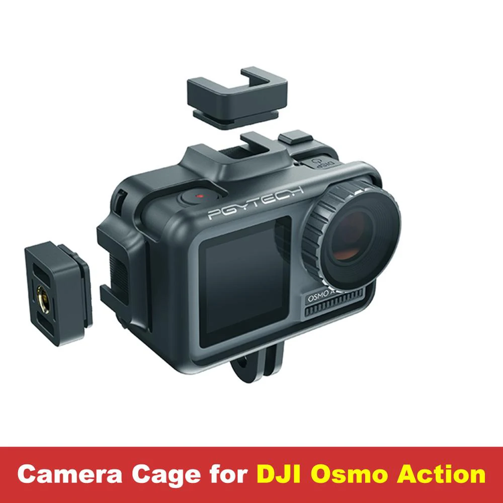 PGYTECH DJI OSMO ACTION Camera Cage Protective Case for Osmo Action Frame Housing Shell Cover OSMO ACTION Accessories
PGYTECH DJI OSMO ACTION Camera Cage Protective Case for Osmo Action Frame Housing Shell Cover OSMO ACTION Accessories