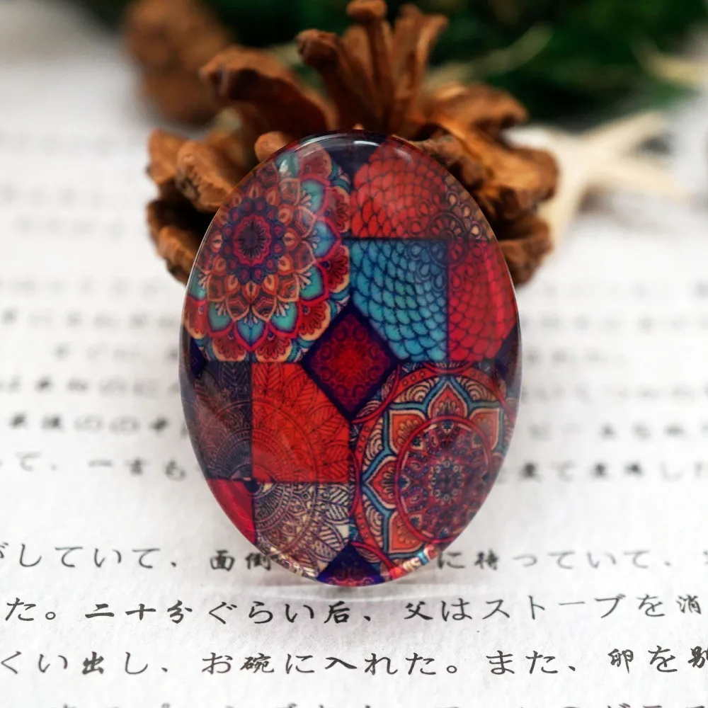 2PCS/lot oval 30MM X 40MM abstract Glass Cabochon for bracelet necklace women earring rings brooch DIY Jewelry hand made supply
2PCS/lot oval 30MM X 40MM abstract Glass Cabochon for bracelet necklace women earring rings brooch DIY Jewelry hand made supply