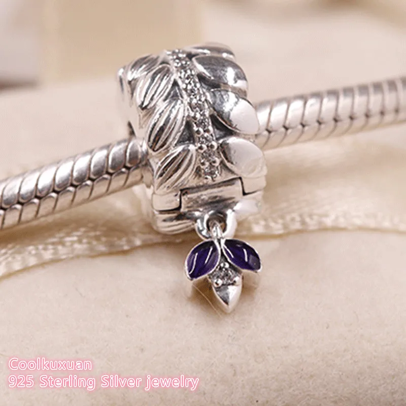 Autumn 925 Sterling Silver Grains of Energy Clip, Clear CZ & Purple Enamel Beads Fit Original Pandora Charms Bracelet DIY
Autumn 925 Sterling Silver Grains of Energy Clip, Clear CZ & Purple Enamel Beads Fit Original Pandora Charms Bracelet DIY
