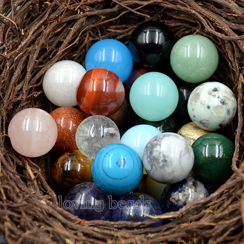 20PCS/Pack 20mm Randomly Mixed Stones Round Ball Crystal Healing Sphere Massage Rock Stones Decor Jewelry Design
20PCS/Pack 20mm Randomly Mixed Stones Round Ball Crystal Healing Sphere Massage Rock Stones Decor Jewelry Design