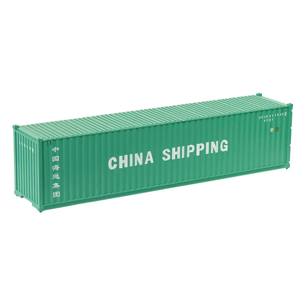 HO Scale 40ft Shipping Container CHINASHIPPING 1:87 Freight Car Model Trains 1pc/2pcs/3pcs/5pcs/10pcs
HO Scale 40ft Shipping Container CHINASHIPPING 1:87 Freight Car Model Trains 1pc/2pcs/3pcs/5pcs/10pcs