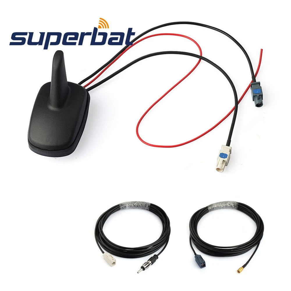 Superbat DAB/DAB+/FM Car Digital Radio/Stereo Amplified Antenna and SMB Aerial Coaxial Cable for Pioneer Sony DAB 
Superbat DAB/DAB+/FM Car Digital Radio/Stereo Amplified Antenna and SMB Aerial Coaxial Cable for Pioneer Sony DAB