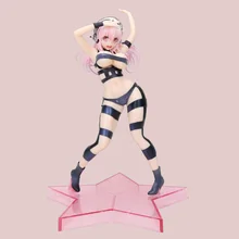 22 センチメートルアニメガールズフィギュア SUPERSONICO すーぱーそホット制限版。ビキニスーパーソニックフィギュア模型玩具ギフト(China)