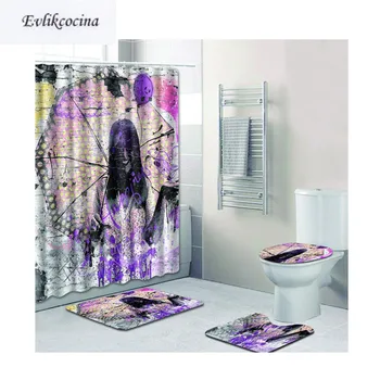 Free Shipping 4pcs Terror Girl Mural Banyo Paspas Bathroom Carpet Toilet Bath Mat Set Antislip Tapis Salle De Bain Alfombra Bano
Free Shipping 4pcs Terror Girl Mural Banyo Paspas Bathroom Carpet Toilet Bath Mat Set Antislip Tapis Salle De Bain Alfombra Bano