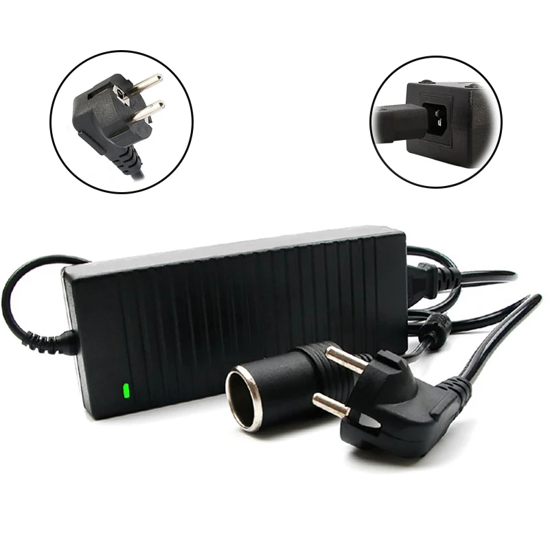 Car Power Adapter 120W 12V Plug Europe Convert 10A AC To DC Power Supply Voltage Converter Output Transformer Rectifier 100-220V
Car Power Adapter 120W 12V Plug Europe Convert 10A AC To DC Power Supply Voltage Converter Output Transformer Rectifier 100-220V