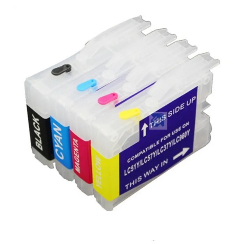 refillable Ink cartridge for brother LC51 LC37 LC57 LC970 lc1000 DCP-130C 135C 150C DCP-330C DCP-350C
refillable Ink cartridge for brother LC51 LC37 LC57 LC970 lc1000 DCP-130C 135C 150C DCP-330C DCP-350C