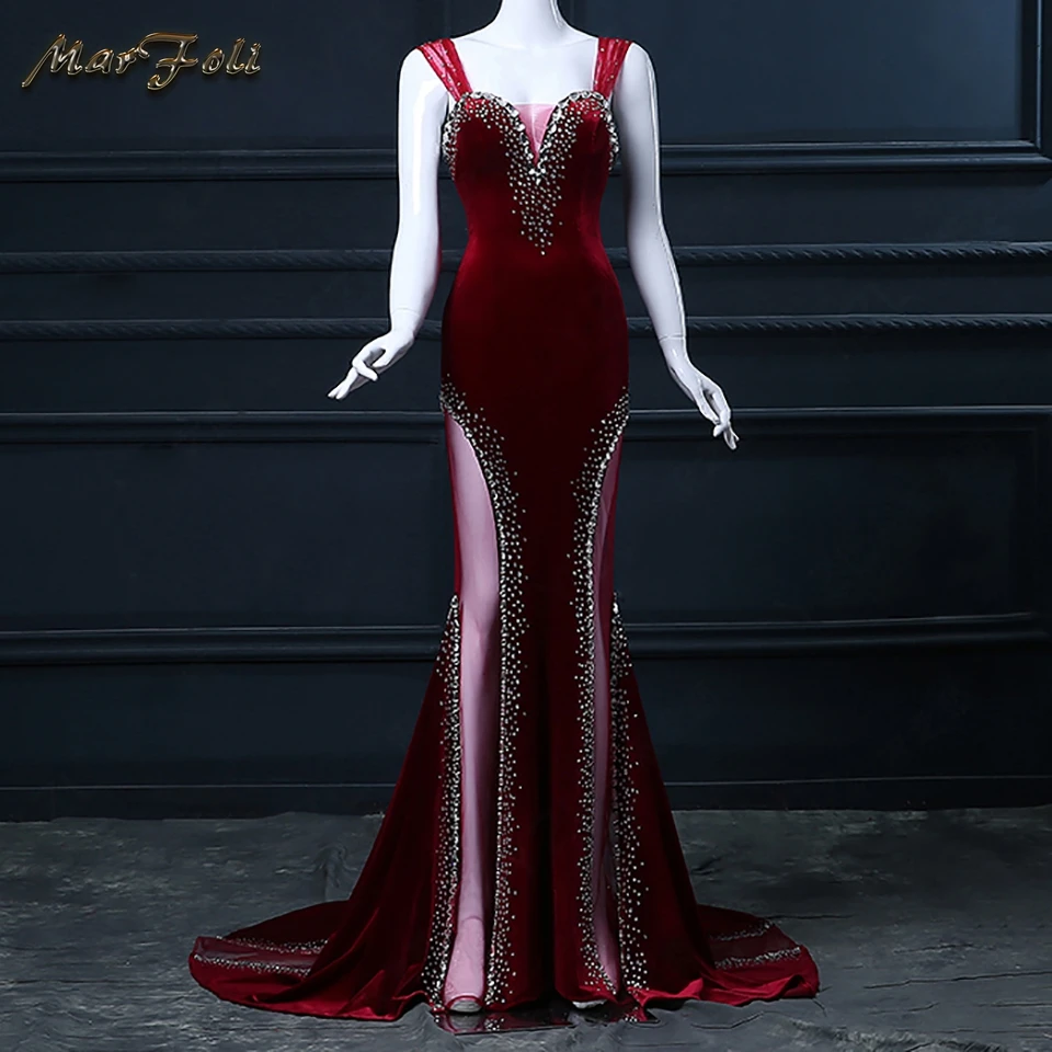 Floor-Length Full manual beading Sexy Star Wine red prom dress Evening dress Cocktail Night entertainment venue dress LF0083
Floor-Length Full manual beading Sexy Star Wine red prom dress Evening dress Cocktail Night entertainment venue dress LF0083