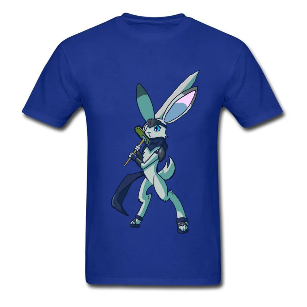 rabbit warrior thegunheart_blue