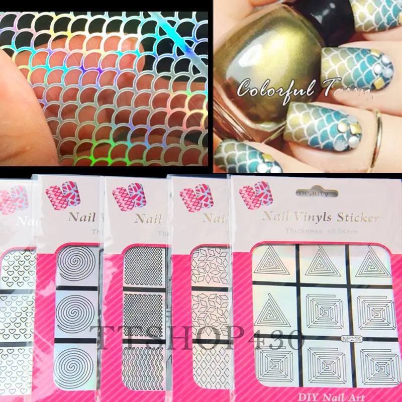 Multiple-Use Stamping Tool Nail Art Hollow Laser Silver Template Stencil Stickers Vinyls Image Guide Polish Manicure 12 Style
Multiple-Use Stamping Tool Nail Art Hollow Laser Silver Template Stencil Stickers Vinyls Image Guide Polish Manicure 12 Style