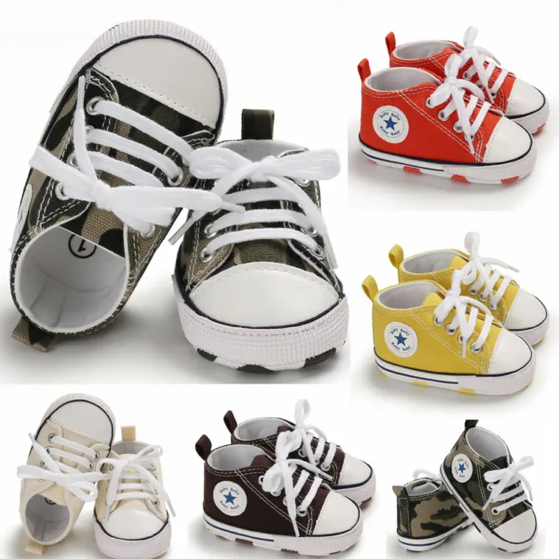 0-18M Newborn Infant Baby Boy Girl Crib Shoes First Walkers Summer Casual Anti-slip Soft Sole Canvas Sneakers Prewalker
0-18M Newborn Infant Baby Boy Girl Crib Shoes First Walkers Summer Casual Anti-slip Soft Sole Canvas Sneakers Prewalker