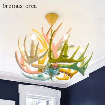 American coloured antler chandelier living room bedroom Nordic modern creative personality LED branch Chandelier free shipping
American coloured antler chandelier living room bedroom Nordic modern creative personality LED branch Chandelier free shipping