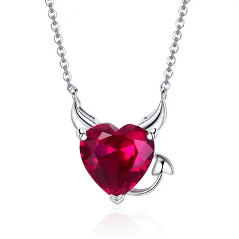 New Collection 100% 925 Sterling Silver Devil Wings Red CZ Necklaces Pendant For Women Fashion Silver Jewelry SCN286
New Collection 100% 925 Sterling Silver Devil Wings Red CZ Necklaces Pendant For Women Fashion Silver Jewelry SCN286