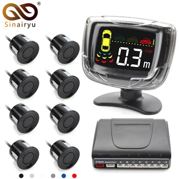 Sinairyu 8 Sensors 22mm Car LCD Display Parking Sensor Monitor Kit Auto Reverse Backup Radar Assistance Buzzer Alarm
Sinairyu 8 Sensors 22mm Car LCD Display Parking Sensor Monitor Kit Auto Reverse Backup Radar Assistance Buzzer Alarm