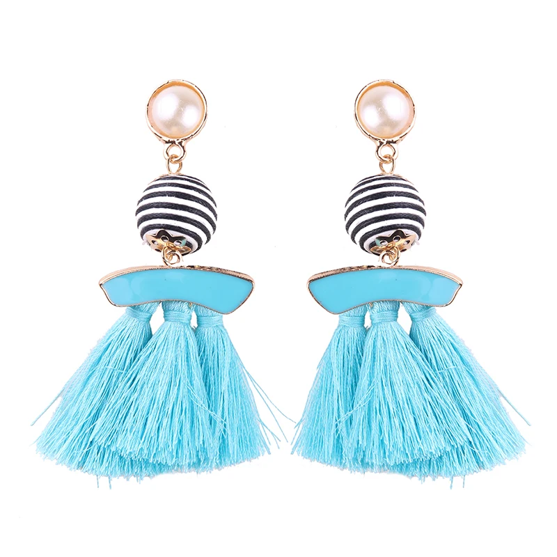 Fringed Fashion Tassel Earrings*