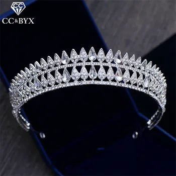CC Tiaras And Crowns Hairbands Double Design CZ Baroque Rhinestone Engagement Wedding Hair Accessories For Bridal Jewelry XY082
CC Tiaras And Crowns Hairbands Double Design CZ Baroque Rhinestone Engagement Wedding Hair Accessories For Bridal Jewelry XY082